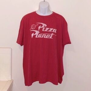 Unisex Disney/Pixar Toy Story Red Distressed “Pizza Planet” Graphic Tee